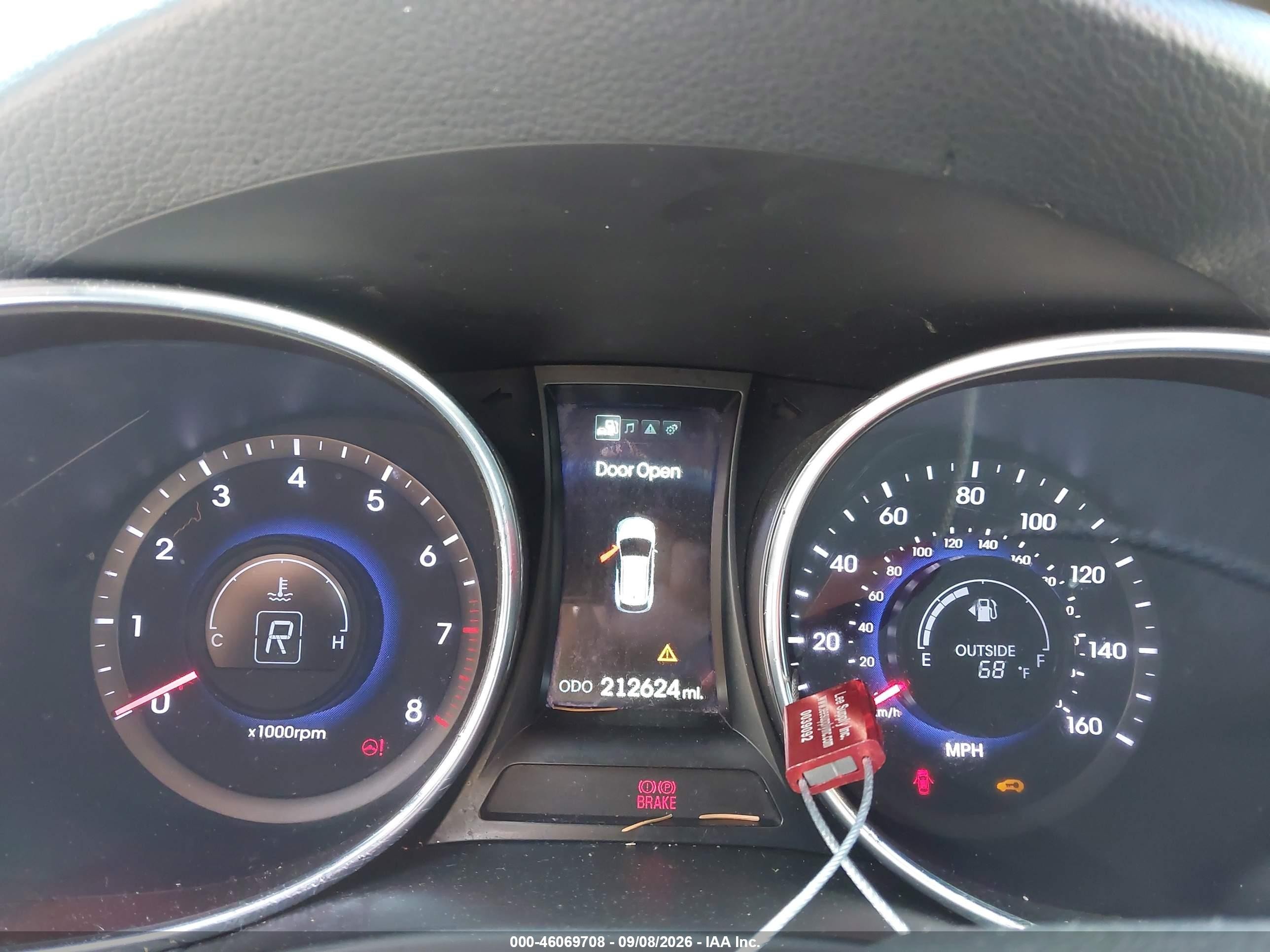 2014 Hyundai Santa Fe Sport 2.0l Turbo Black vin: 5XYZU3LA9EG125615