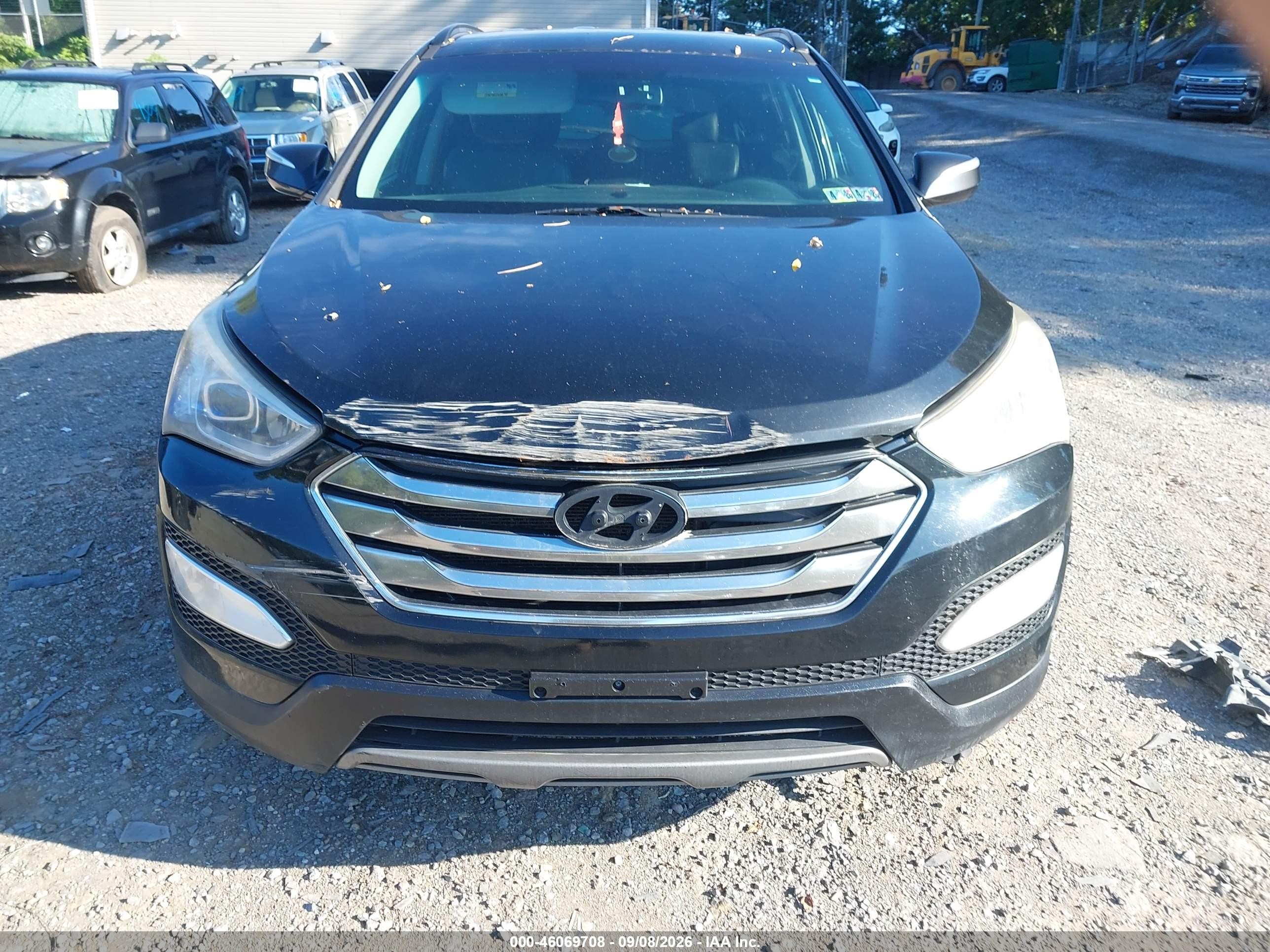 2014 Hyundai Santa Fe Sport 2.0l Turbo Black vin: 5XYZU3LA9EG125615