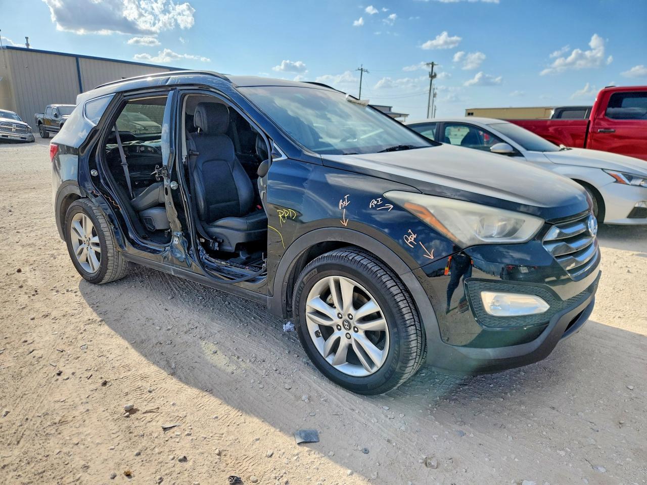 2014 Hyundai Santa Fe Sport 2.0t Black vin: 5XYZU3LA9EG187418