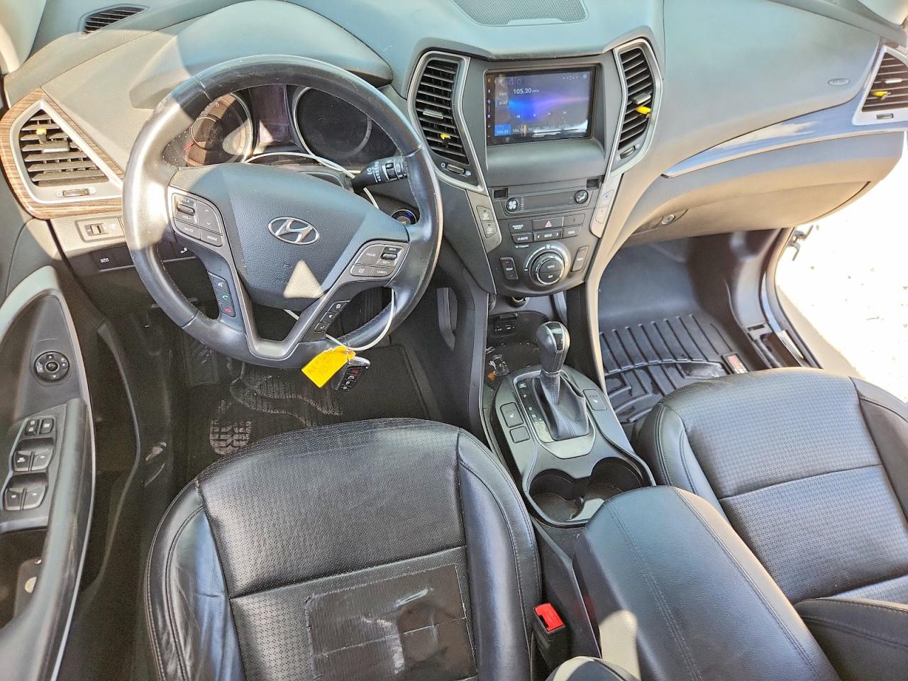 2014 Hyundai Santa Fe Sport 2.0t Black vin: 5XYZU3LA9EG187418
