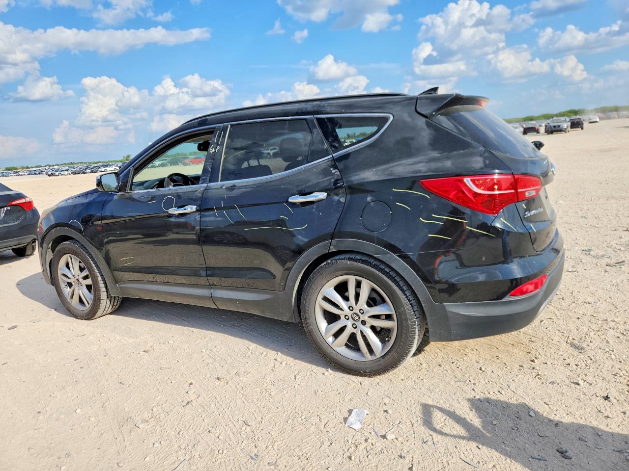 2014 Hyundai Santa Fe Sport 2.0t Black vin: 5XYZU3LA9EG187418
