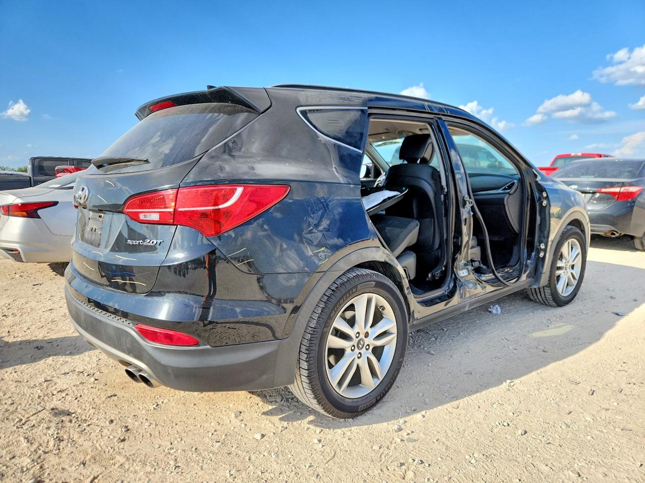 2014 Hyundai Santa Fe Sport 2.0t Black vin: 5XYZU3LA9EG187418