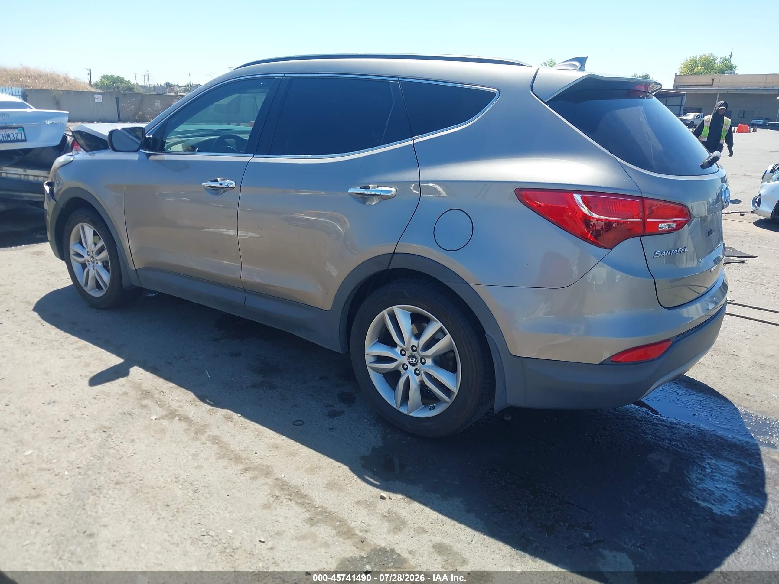 2014 Hyundai Santa Fe Sport 2.0l Turbo Brown vin: 5XYZU3LA9EG220207