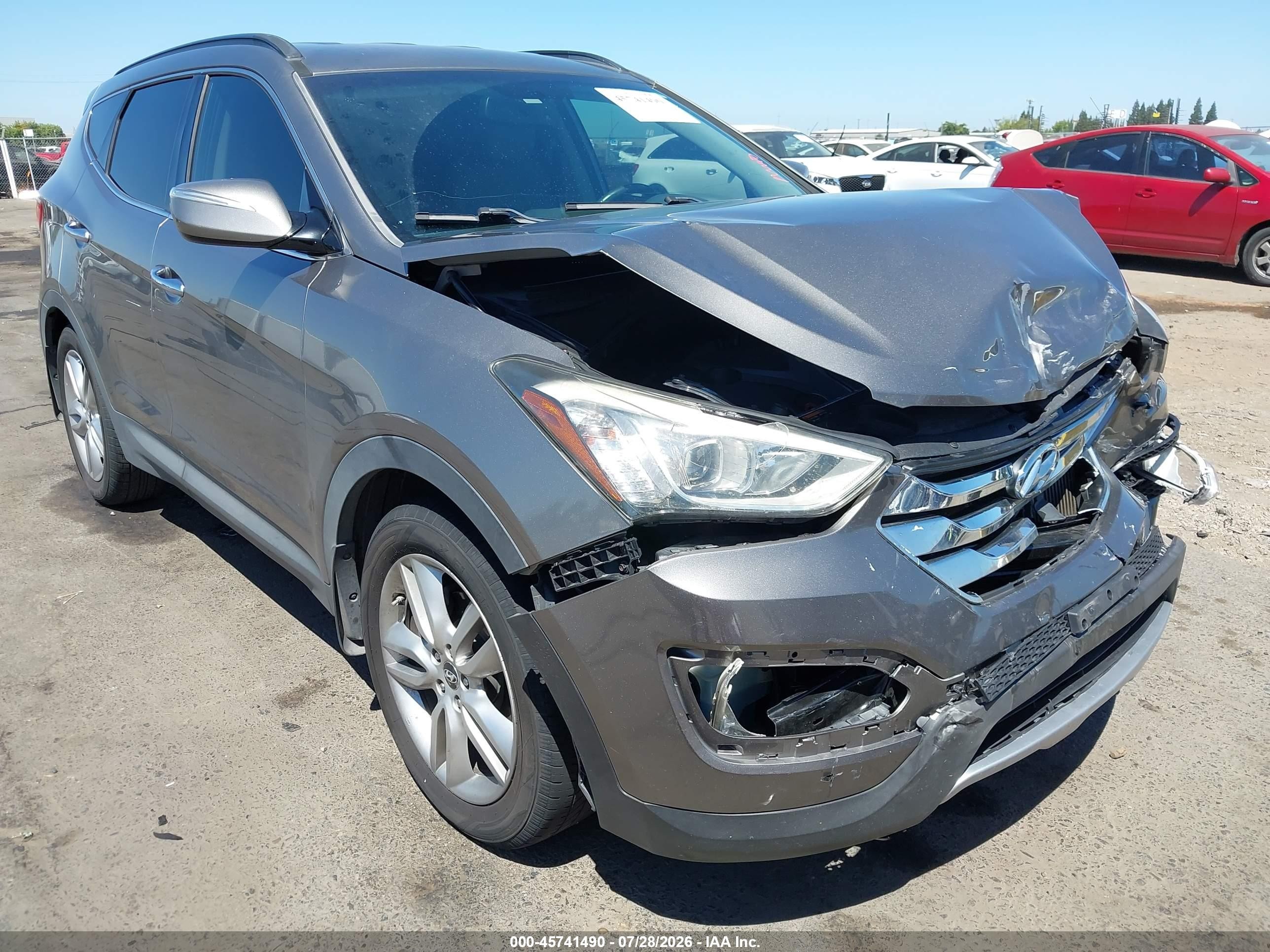 2014 Hyundai Santa Fe Sport 2.0l Turbo Brown vin: 5XYZU3LA9EG220207