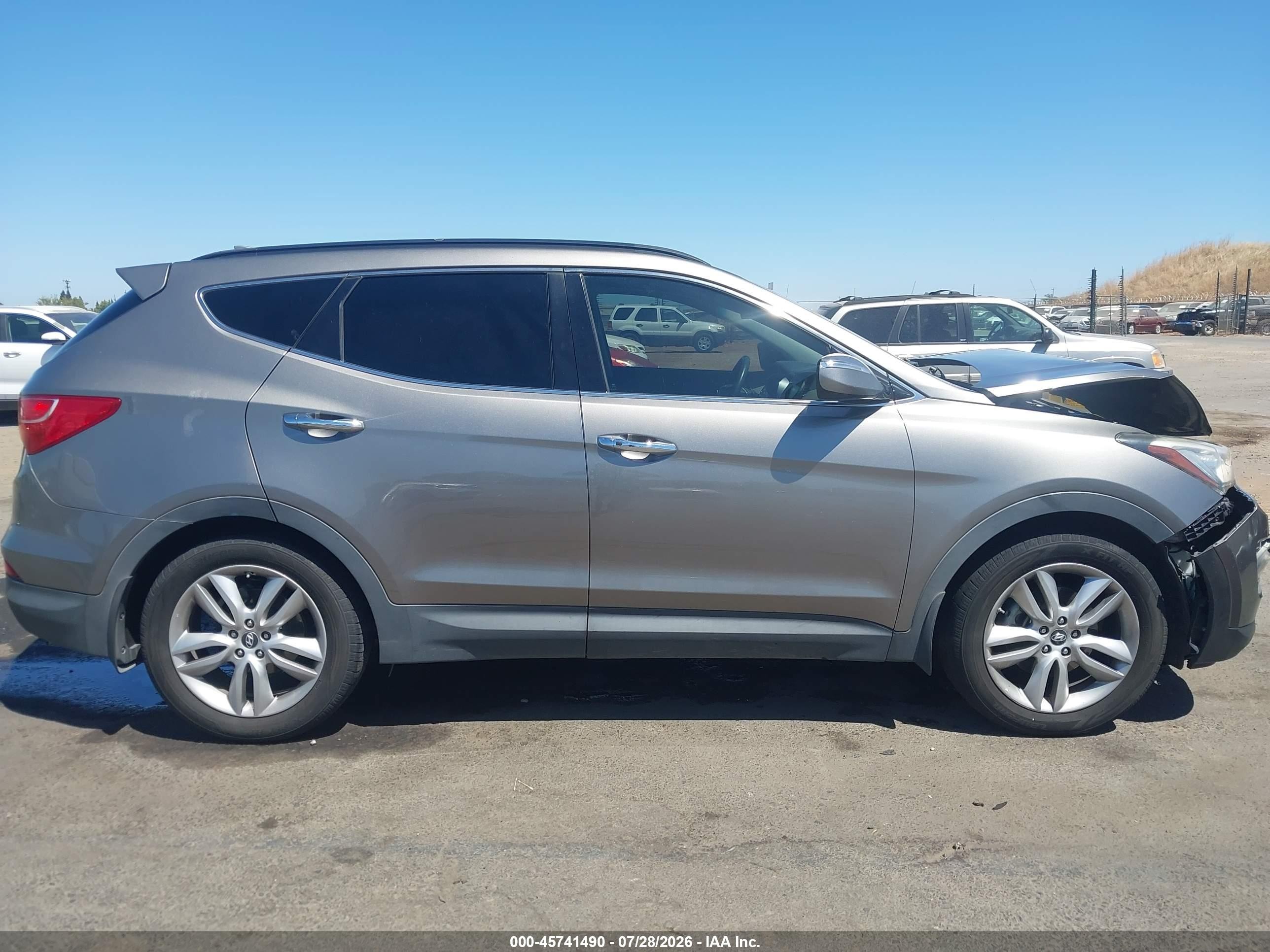 2014 Hyundai Santa Fe Sport 2.0l Turbo Brown vin: 5XYZU3LA9EG220207