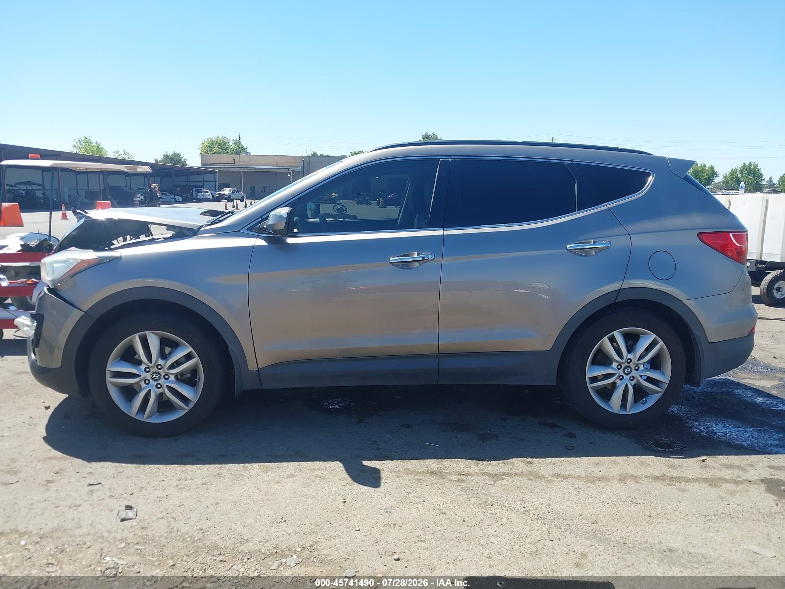 2014 Hyundai Santa Fe Sport 2.0l Turbo Brown vin: 5XYZU3LA9EG220207