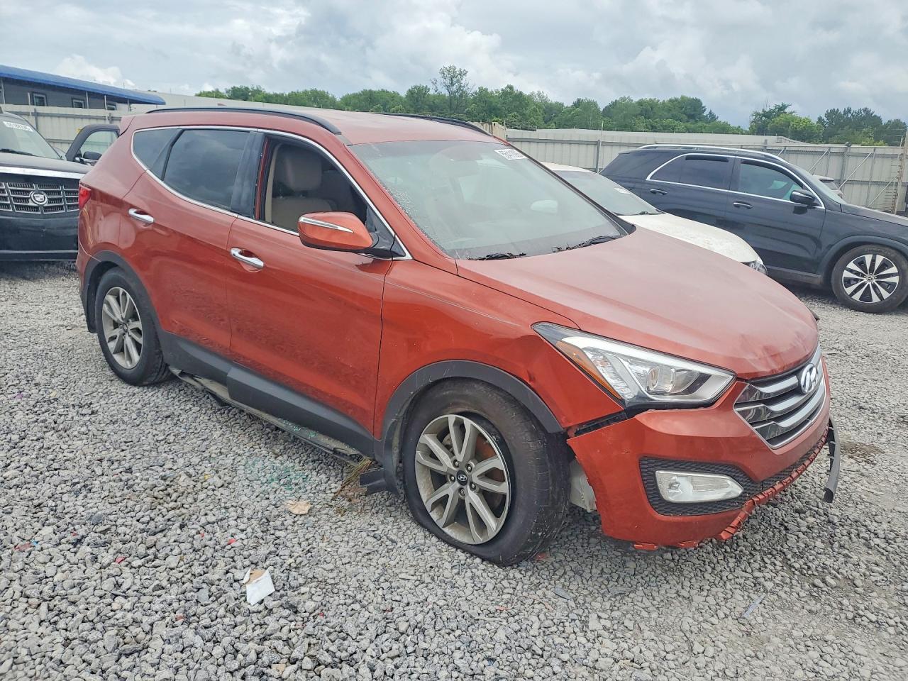 2015 Hyundai Santa Fe Sport 2.0t Orange vin: 5XYZU3LA9FG267271