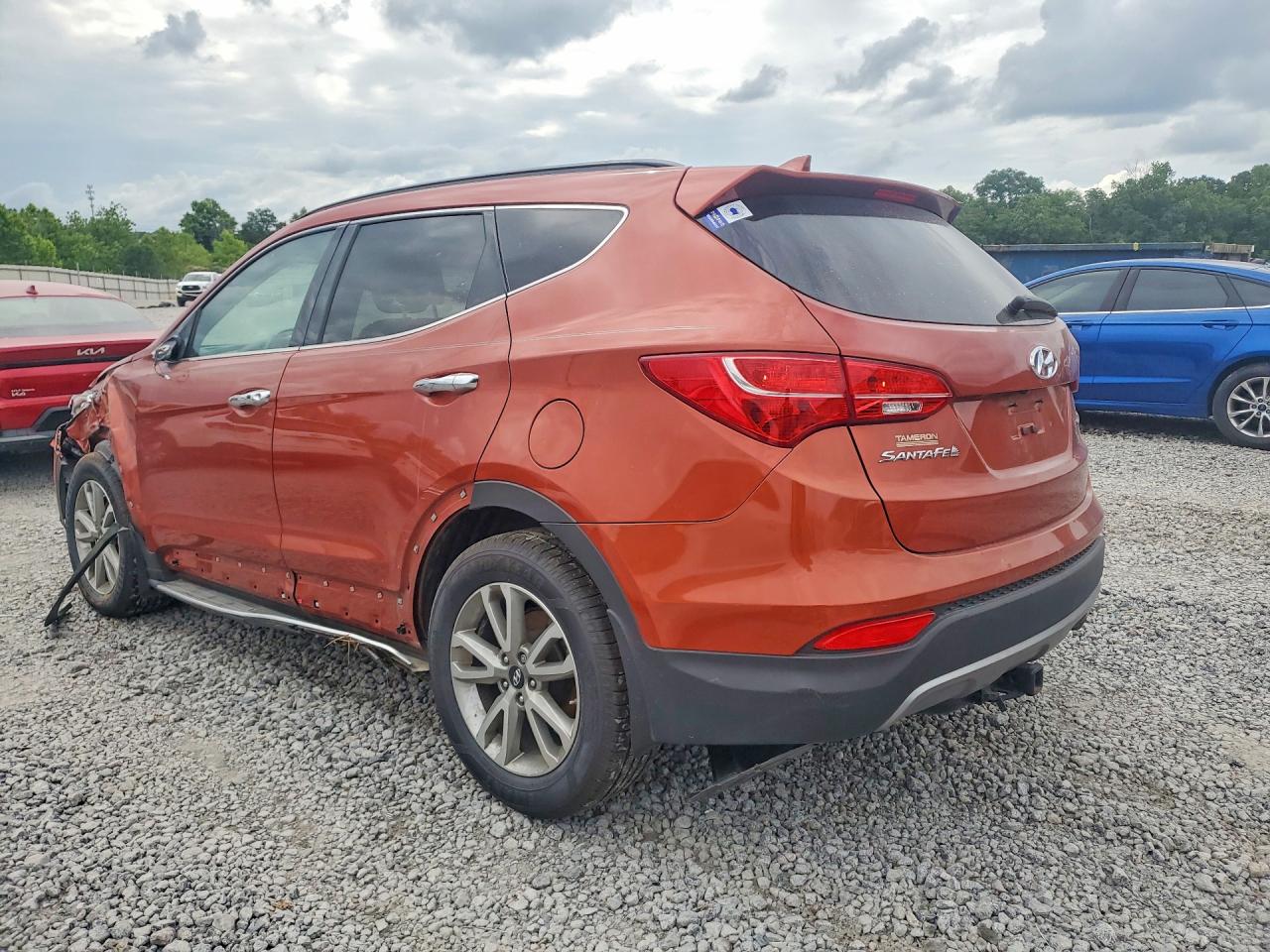 2015 Hyundai Santa Fe Sport 2.0t Orange vin: 5XYZU3LA9FG267271