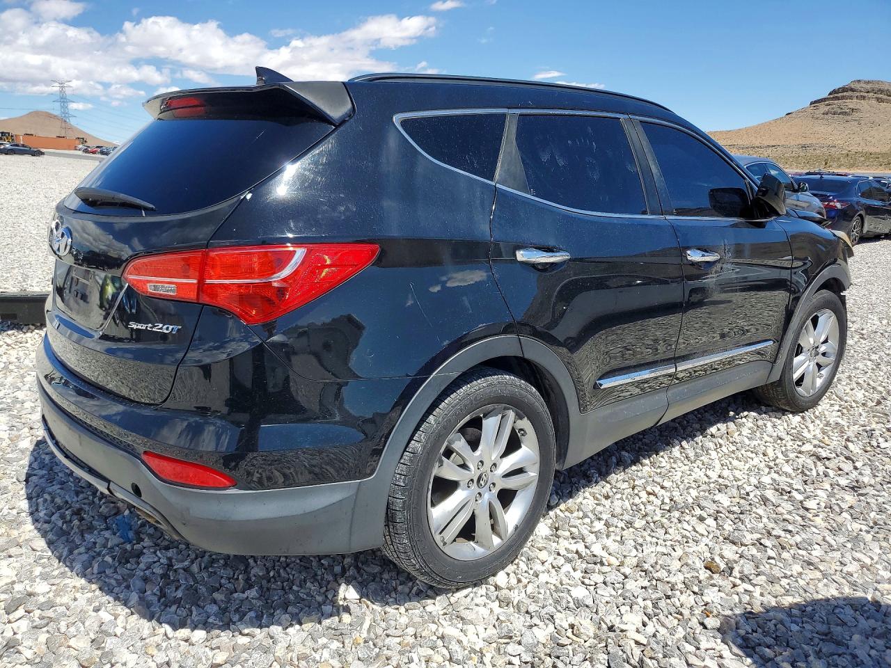 2013 Hyundai Santa Fe Sport 2.0t Black vin: 5XYZU3LAXDG006860