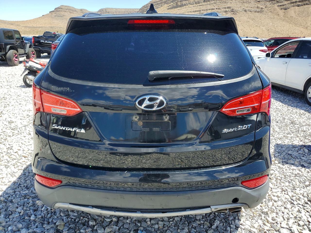 2013 Hyundai Santa Fe Sport 2.0t Black vin: 5XYZU3LAXDG006860