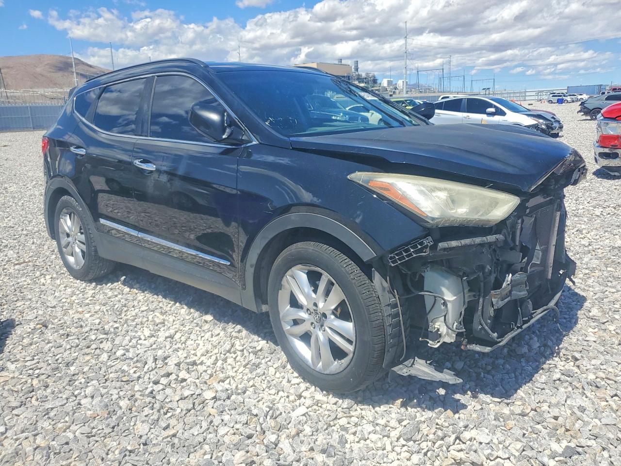 2013 Hyundai Santa Fe Sport 2.0t Black vin: 5XYZU3LAXDG006860