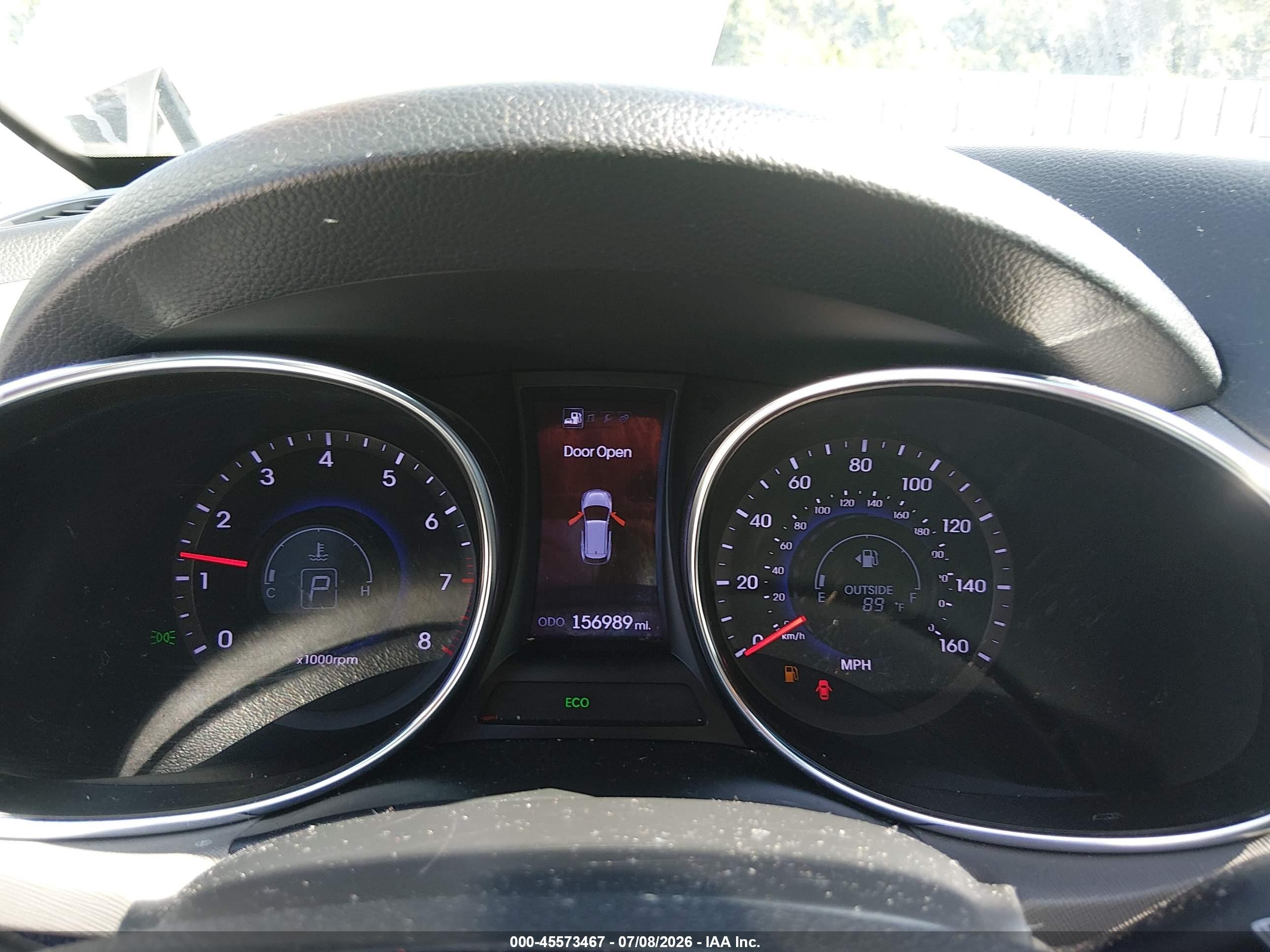 2013 Hyundai Santa Fe Sport 2.0t Silver vin: 5XYZU3LAXDG043195