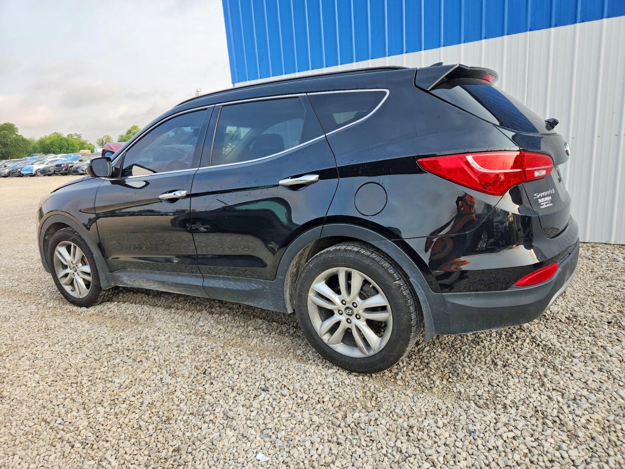 2013 Hyundai Santa Fe Sport 2.0t Черный vin: 5XYZU3LAXDG072955