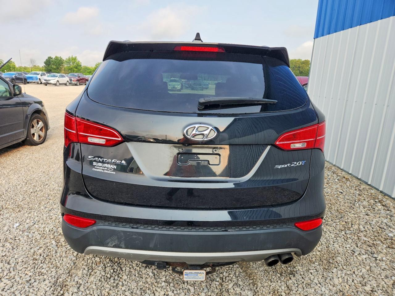 2013 Hyundai Santa Fe Sport 2.0t Черный vin: 5XYZU3LAXDG072955