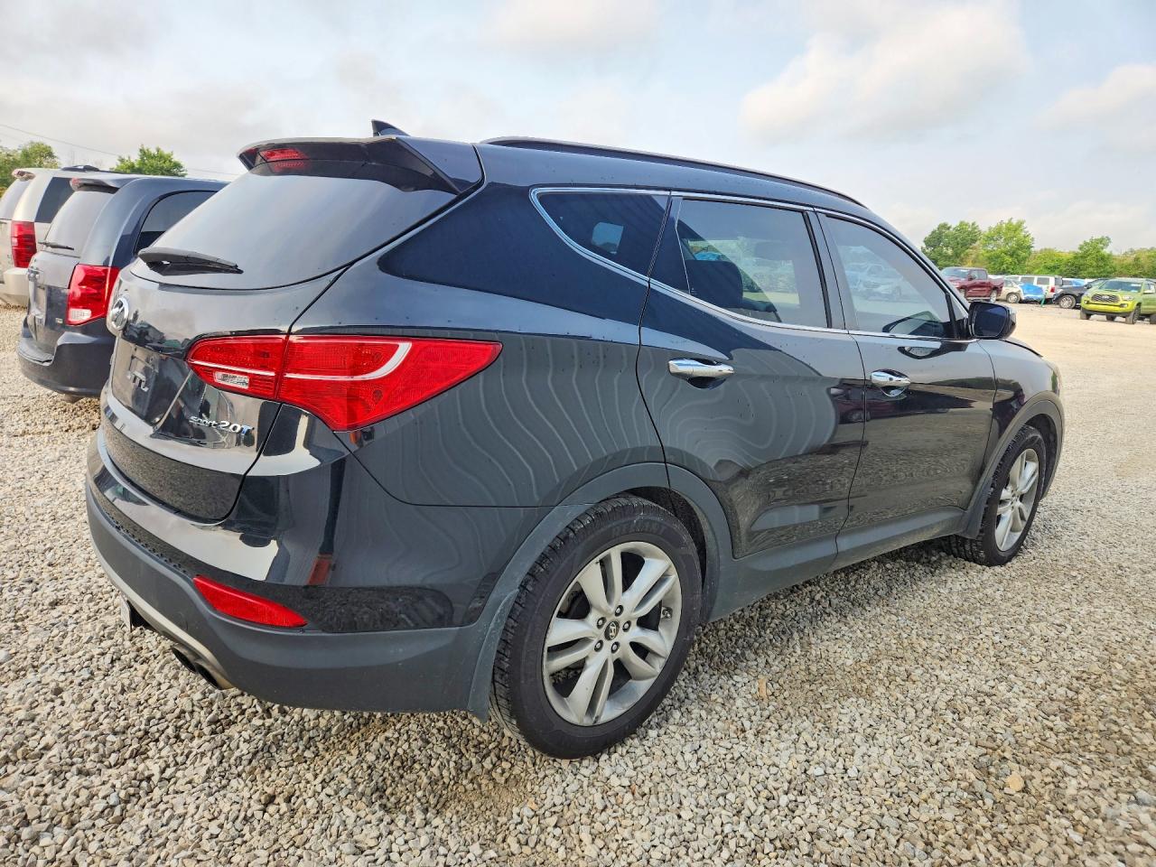 2013 Hyundai Santa Fe Sport 2.0t Черный vin: 5XYZU3LAXDG072955