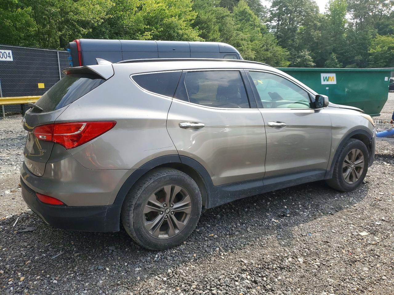 2013 Hyundai Santa Fe Sport 2.4l Brown vin: 5XYZU3LB0DG004172