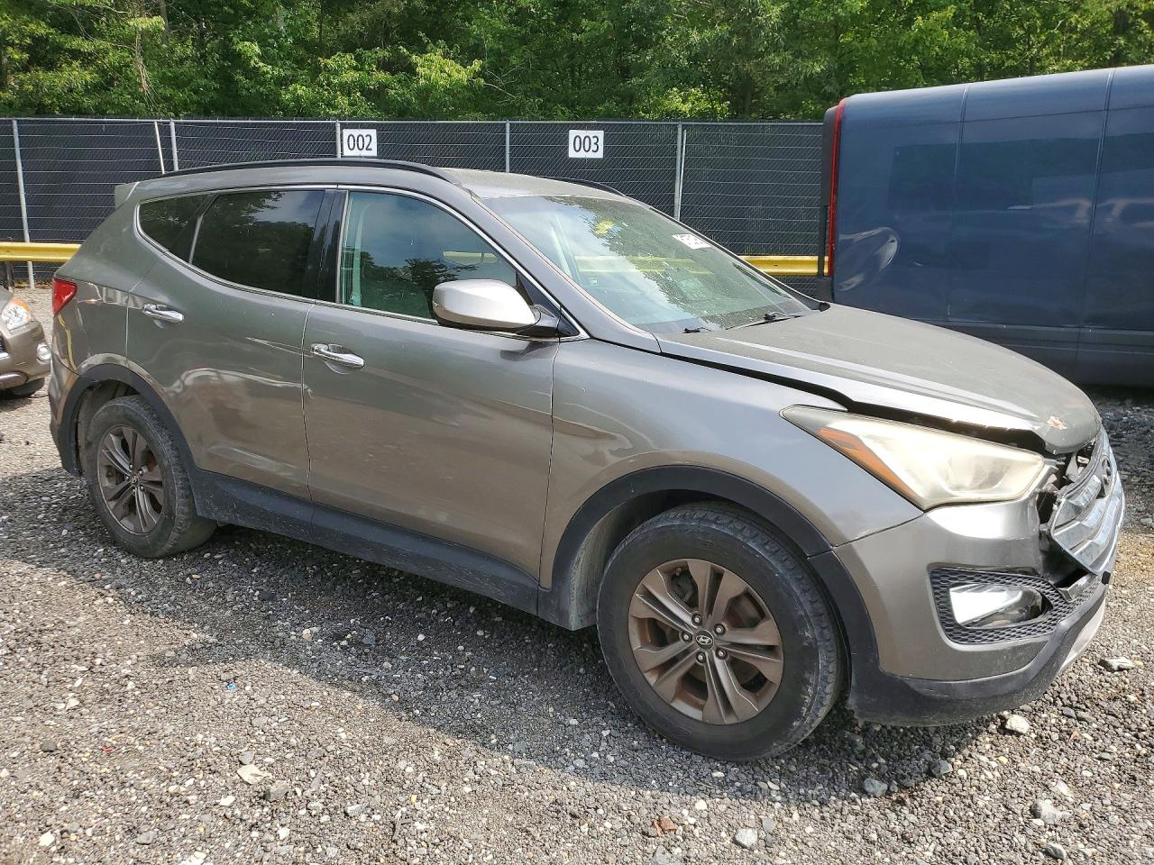 2013 Hyundai Santa Fe Sport 2.4l Brown vin: 5XYZU3LB0DG004172