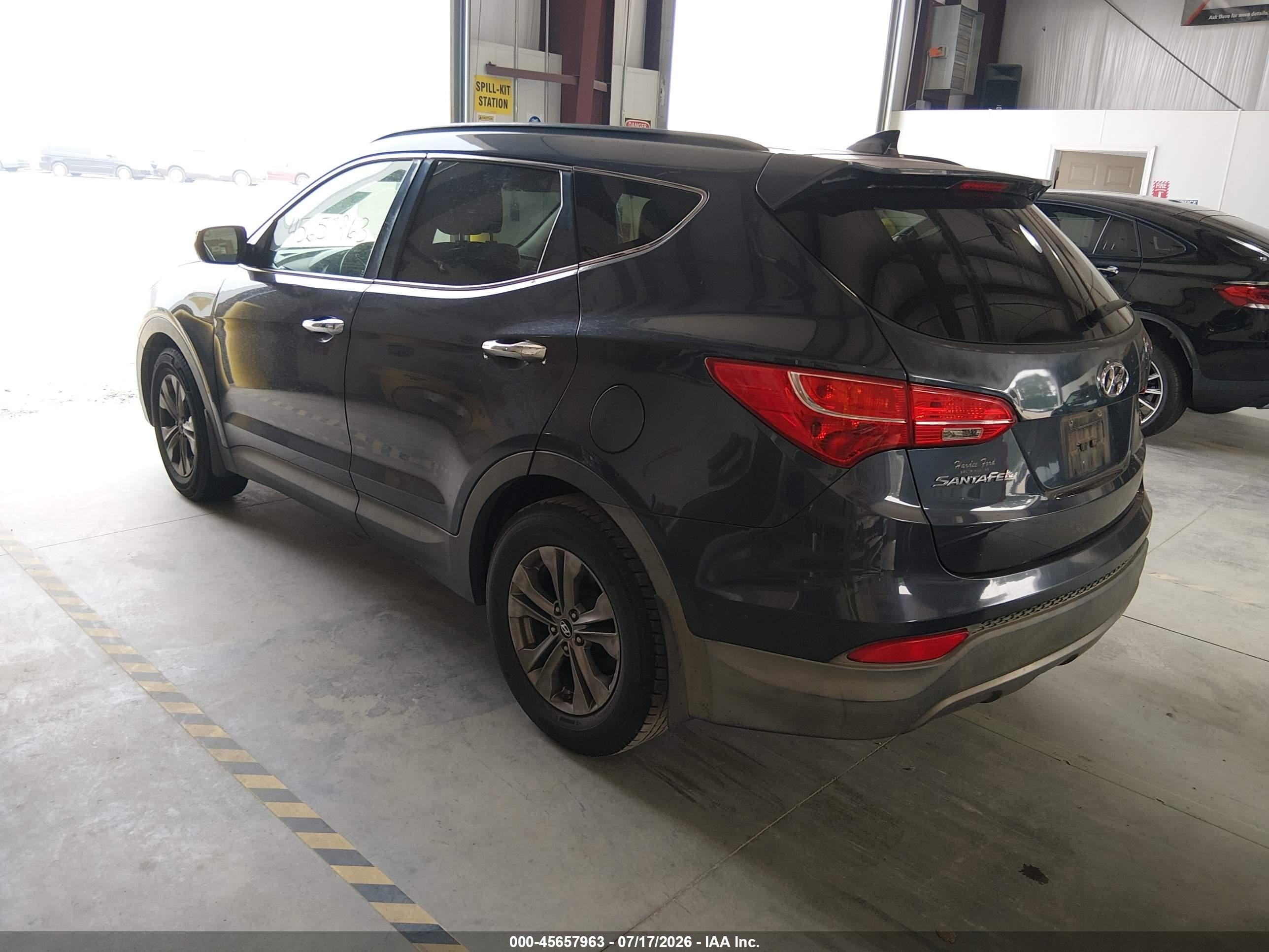 2013 Hyundai Santa Fe Sport Серый vin: 5XYZU3LB0DG015611