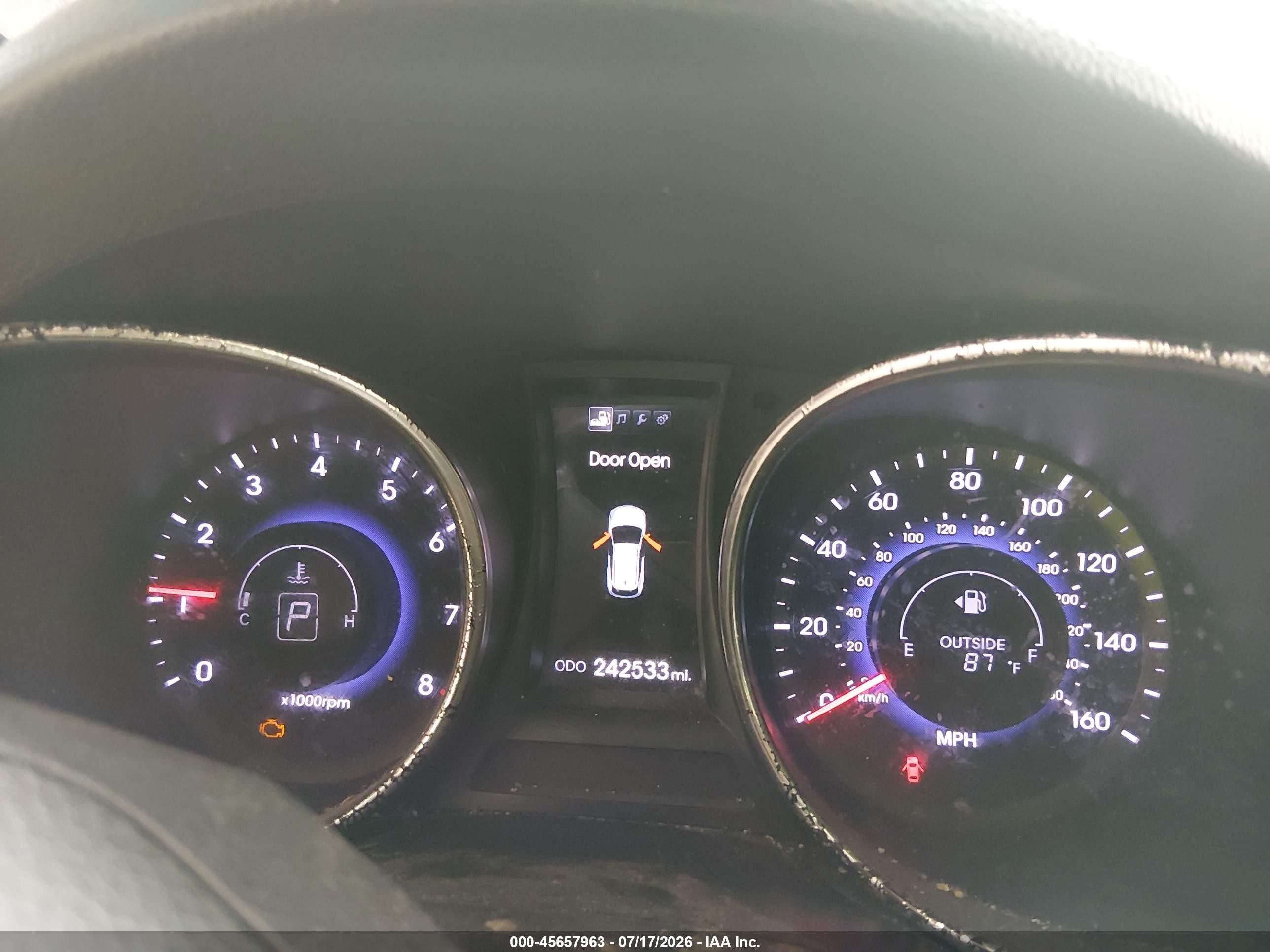 2013 Hyundai Santa Fe Sport Серый vin: 5XYZU3LB0DG015611