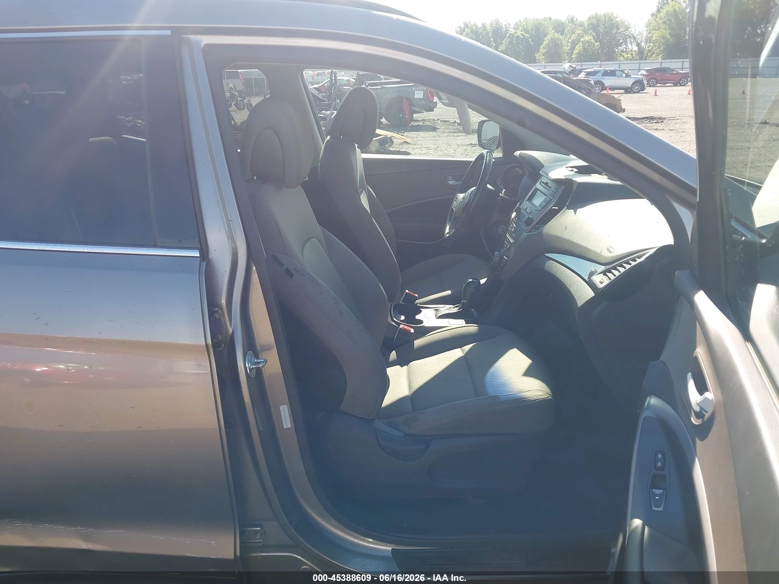 2013 Hyundai Santa Fe Sport Серый vin: 5XYZU3LB0DG026902