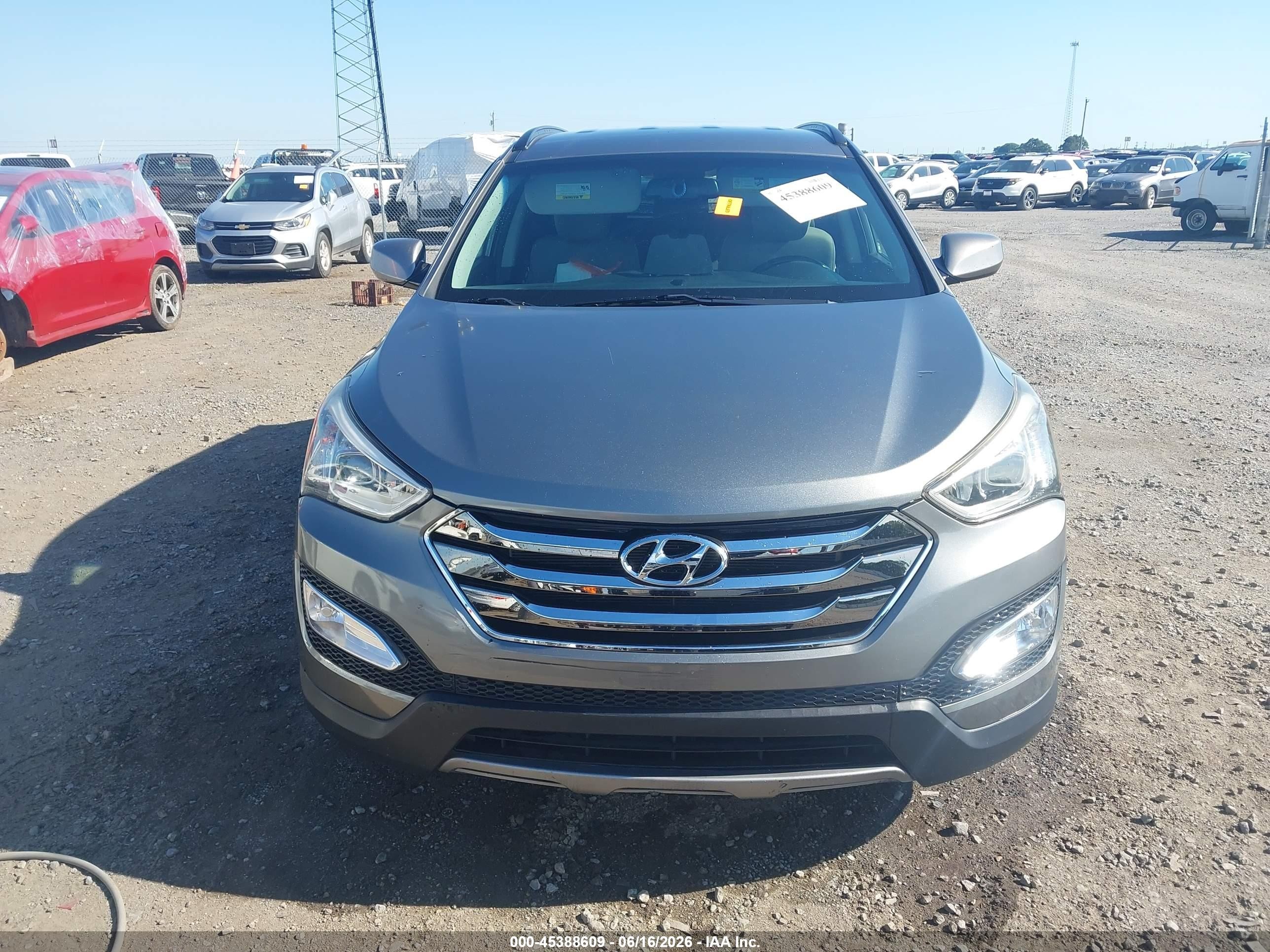 2013 Hyundai Santa Fe Sport Серый vin: 5XYZU3LB0DG026902