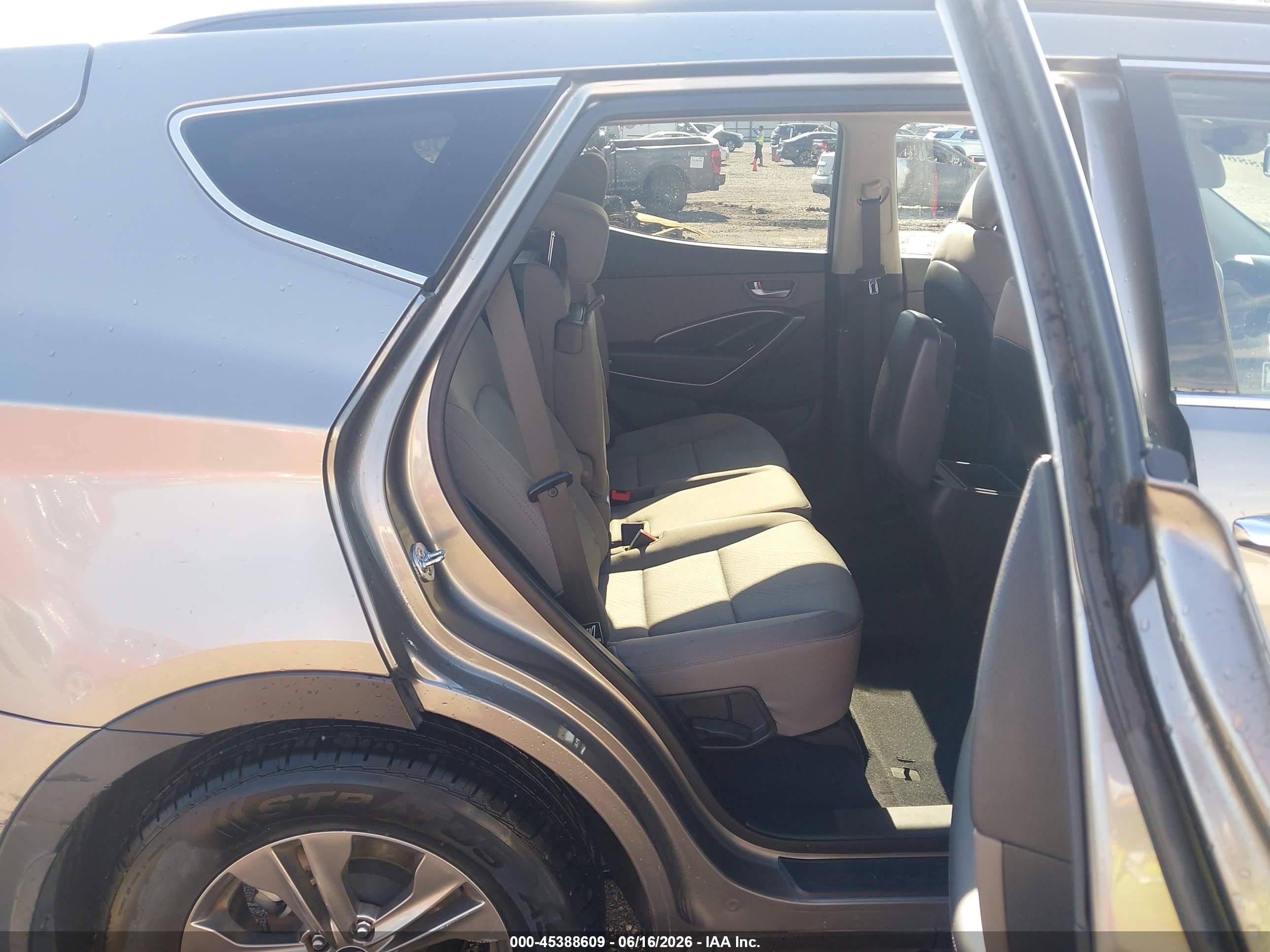 2013 Hyundai Santa Fe Sport Серый vin: 5XYZU3LB0DG026902