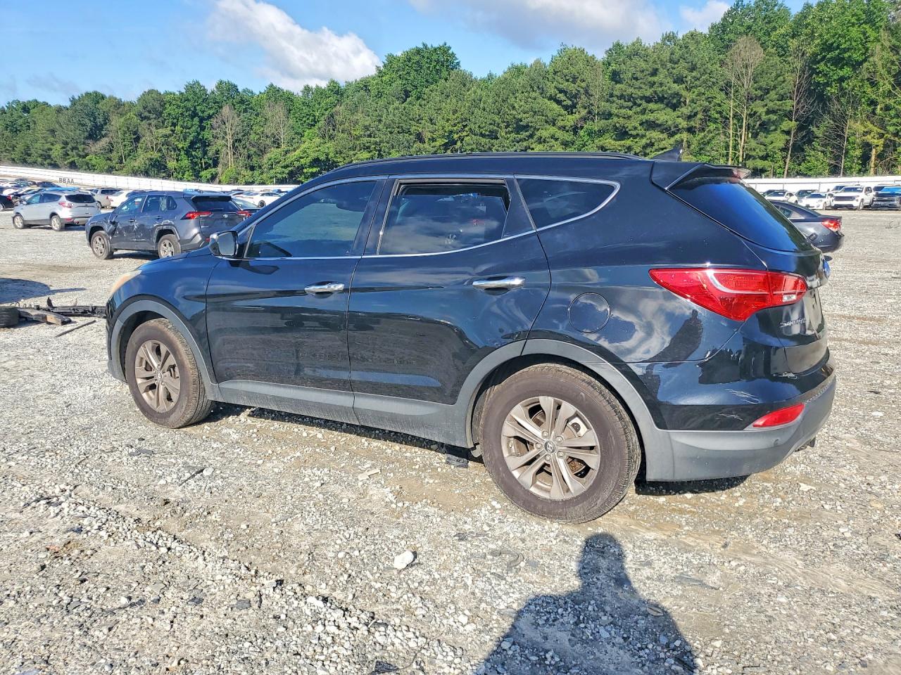 2013 Hyundai Santa Fe Sport 2.4l Black vin: 5XYZU3LB0DG033218