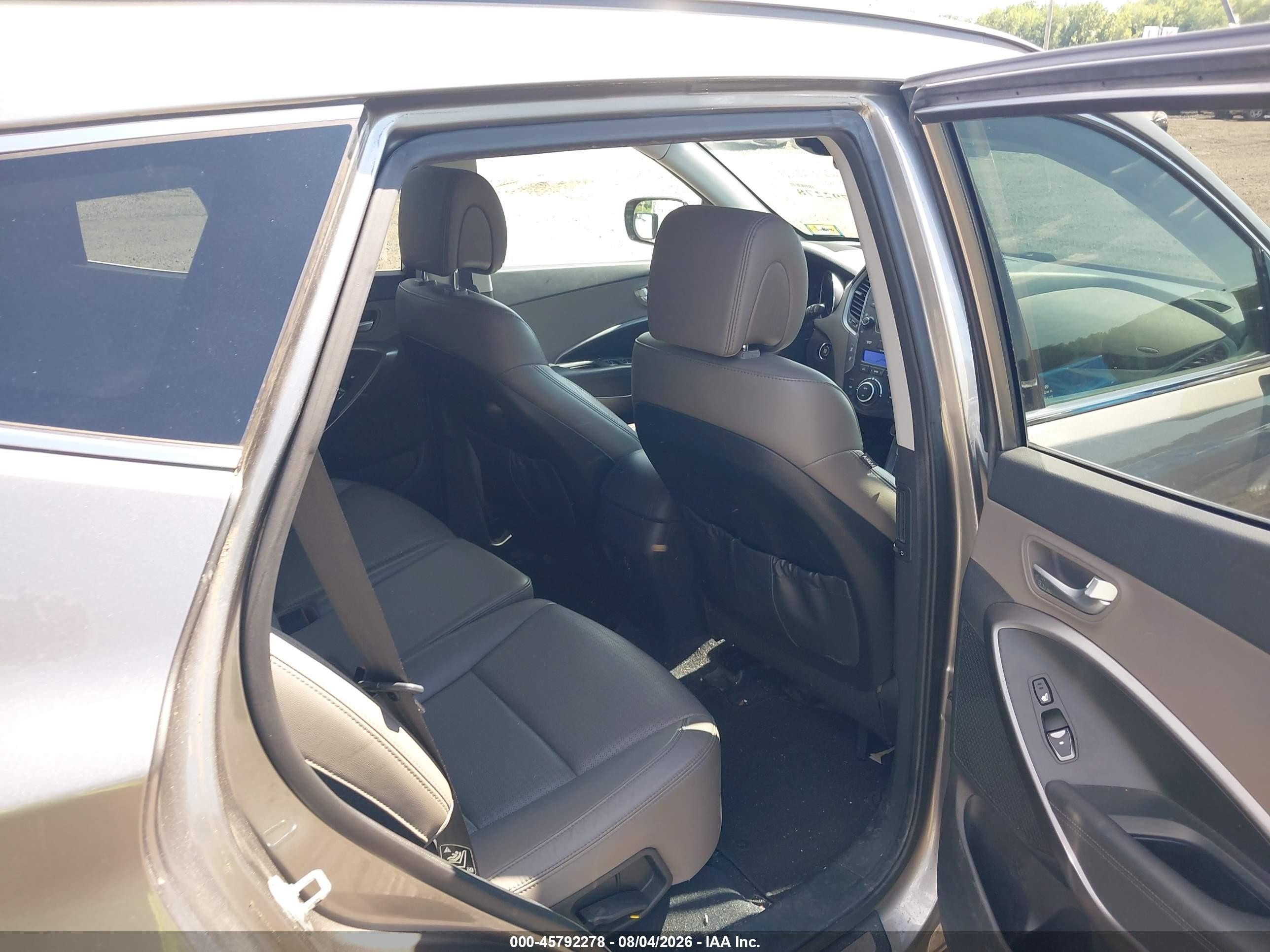 2013 Hyundai Santa Fe Sport Gray vin: 5XYZU3LB0DG036457