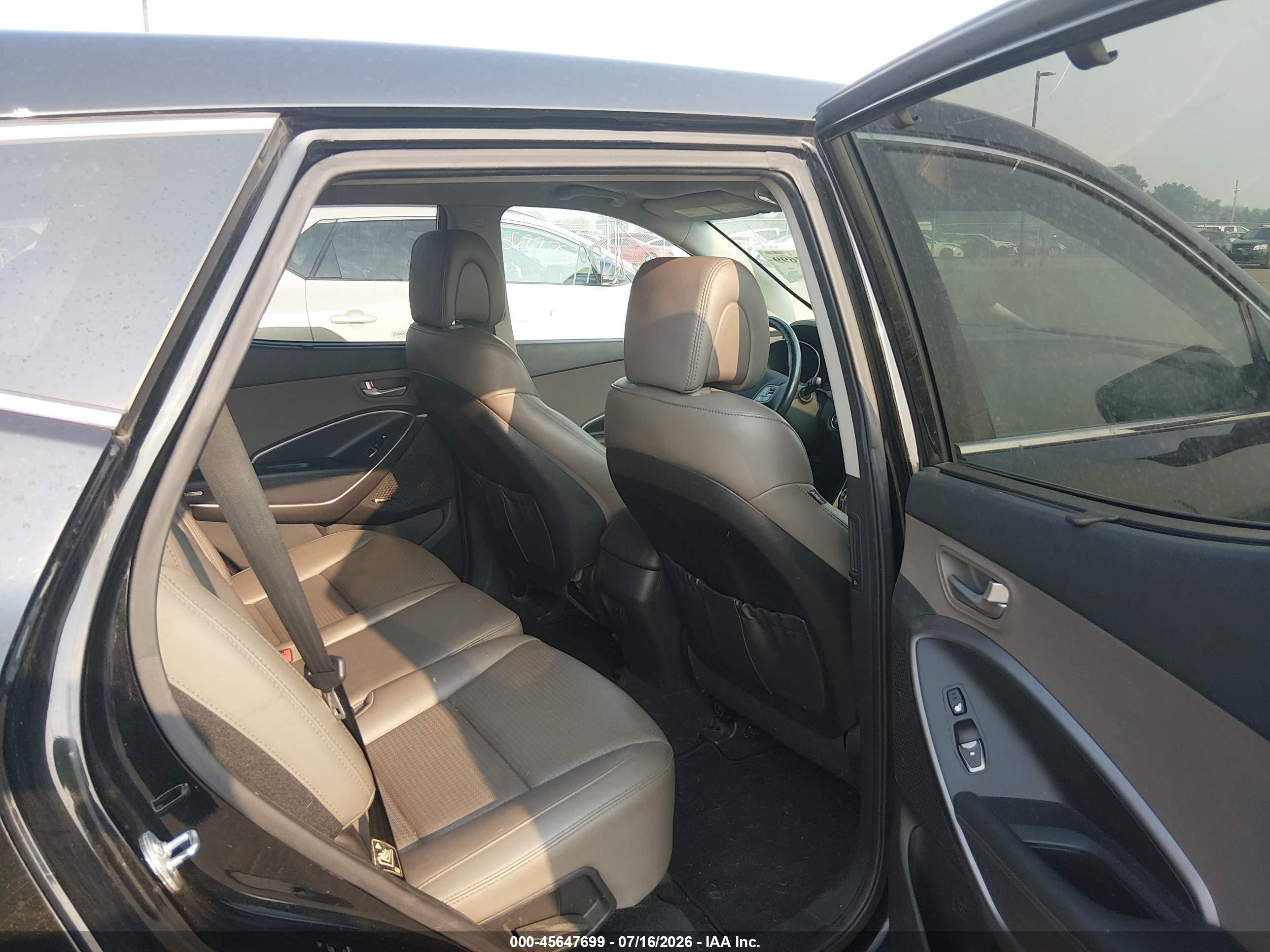 2013 Hyundai Santa Fe Sport Black vin: 5XYZU3LB0DG054750