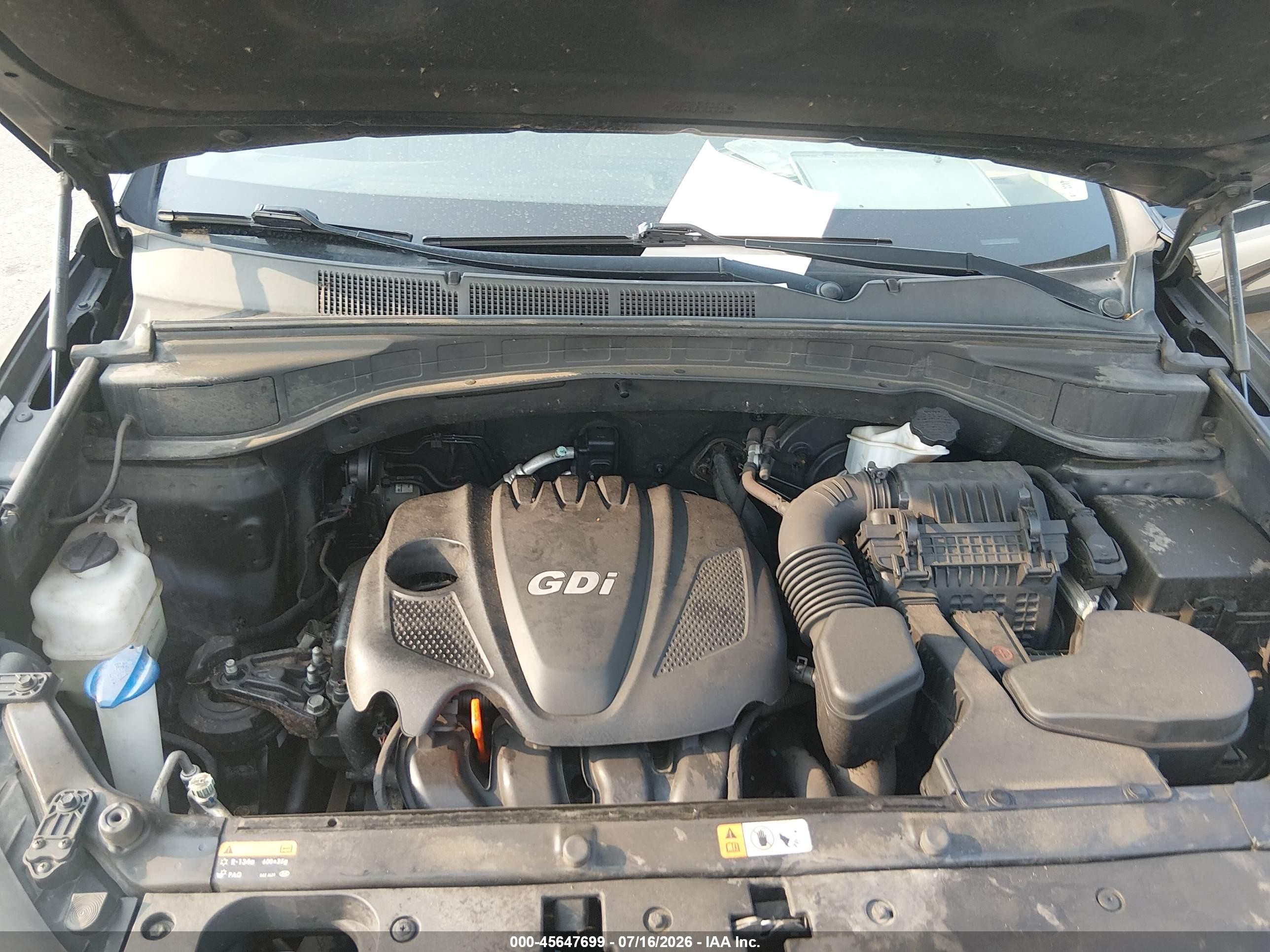 2013 Hyundai Santa Fe Sport Black vin: 5XYZU3LB0DG054750