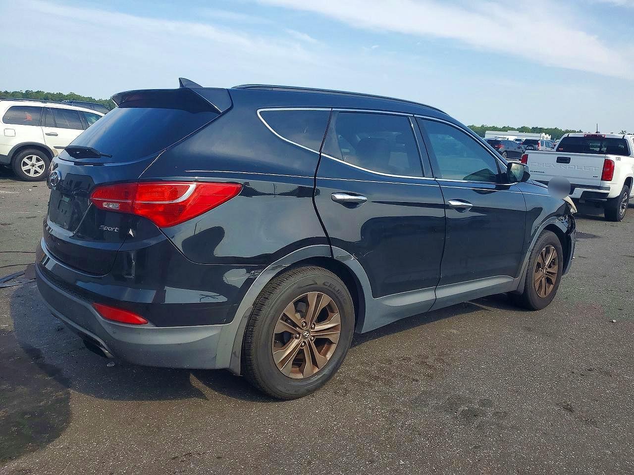 2013 Hyundai Santa Fe Sport 2.4l Черный vin: 5XYZU3LB0DG071497