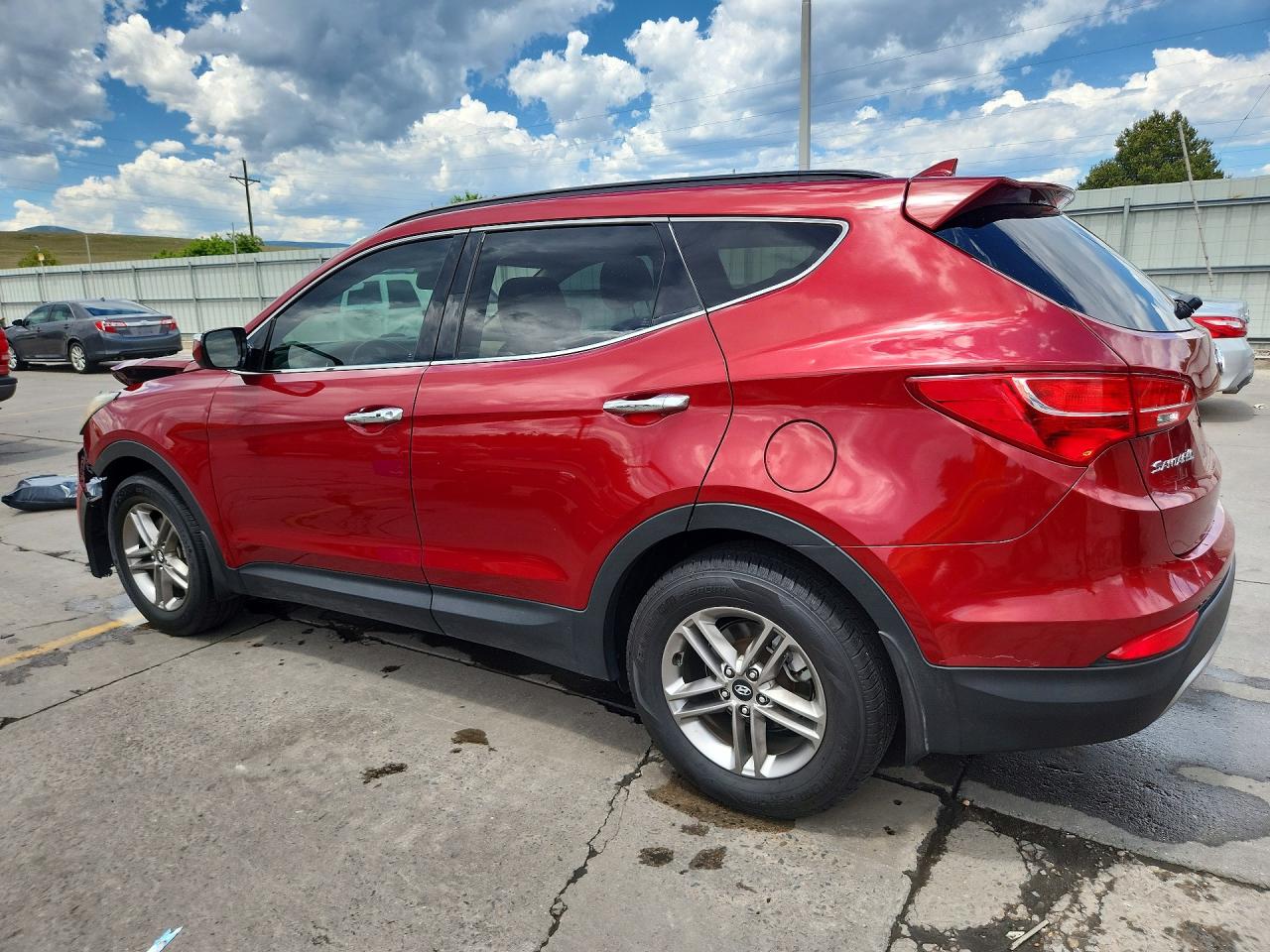 2013 Hyundai Santa Fe Sport 2.4l Красный vin: 5XYZU3LB0DG119791