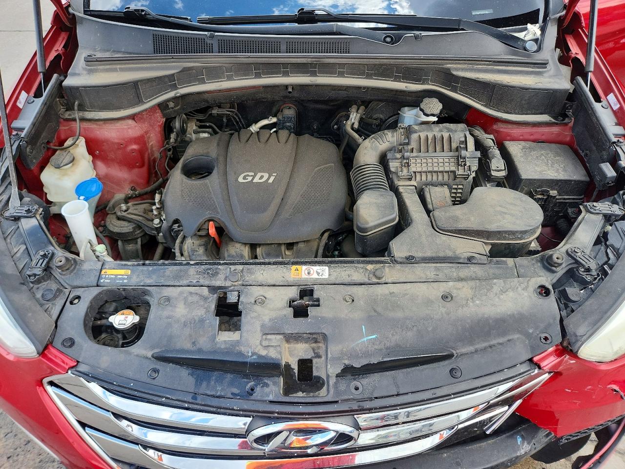 2013 Hyundai Santa Fe Sport 2.4l Красный vin: 5XYZU3LB0DG119791