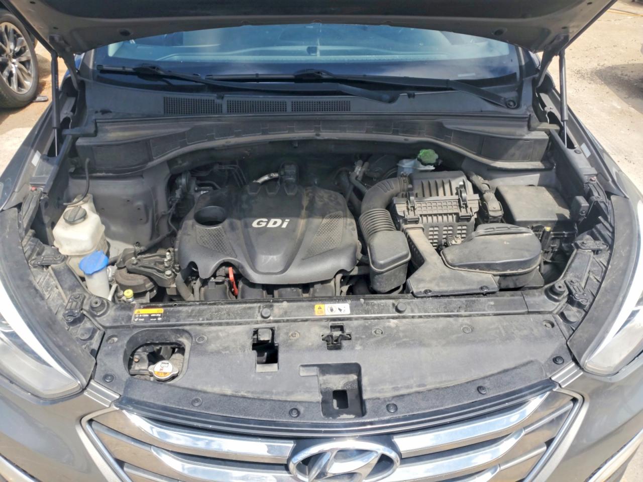2014 Hyundai Santa Fe Sport 2.4l Gray vin: 5XYZU3LB0EG125558
