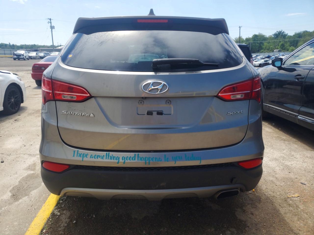 2014 Hyundai Santa Fe Sport 2.4l Gray vin: 5XYZU3LB0EG125558