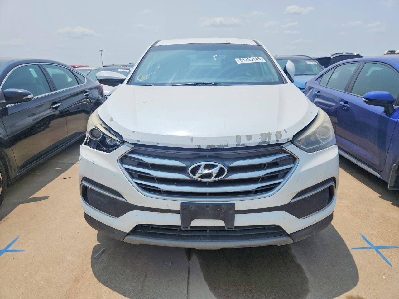 2014 Hyundai Santa Fe Sport 2.4l White vin: 5XYZU3LB0EG131246