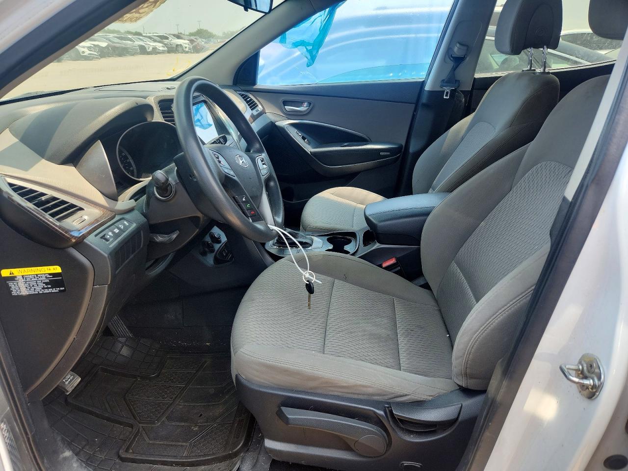 2014 Hyundai Santa Fe Sport 2.4l White vin: 5XYZU3LB0EG131246