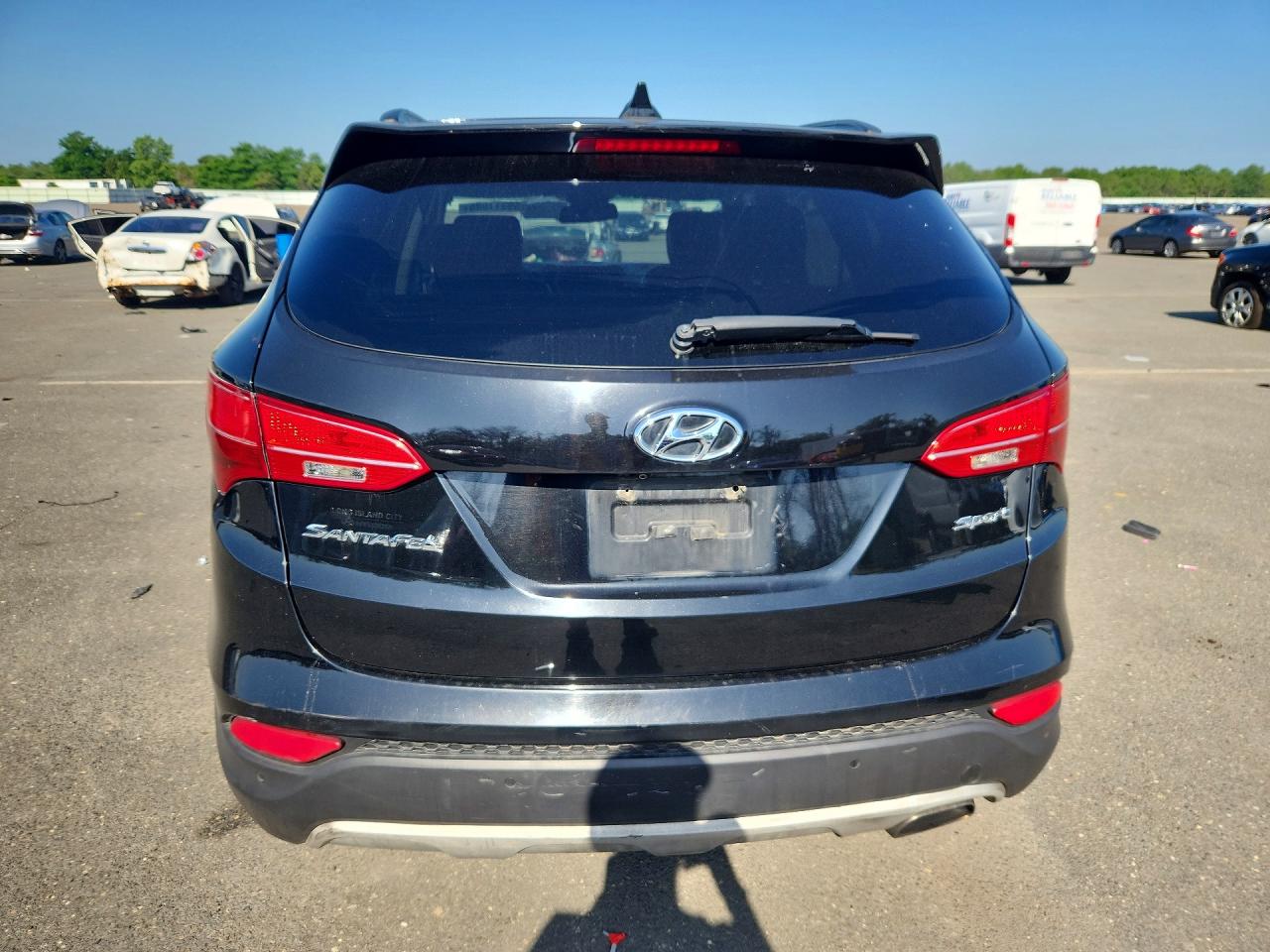 2014 Hyundai Santa Fe Sport 2.4l Black vin: 5XYZU3LB0EG137337