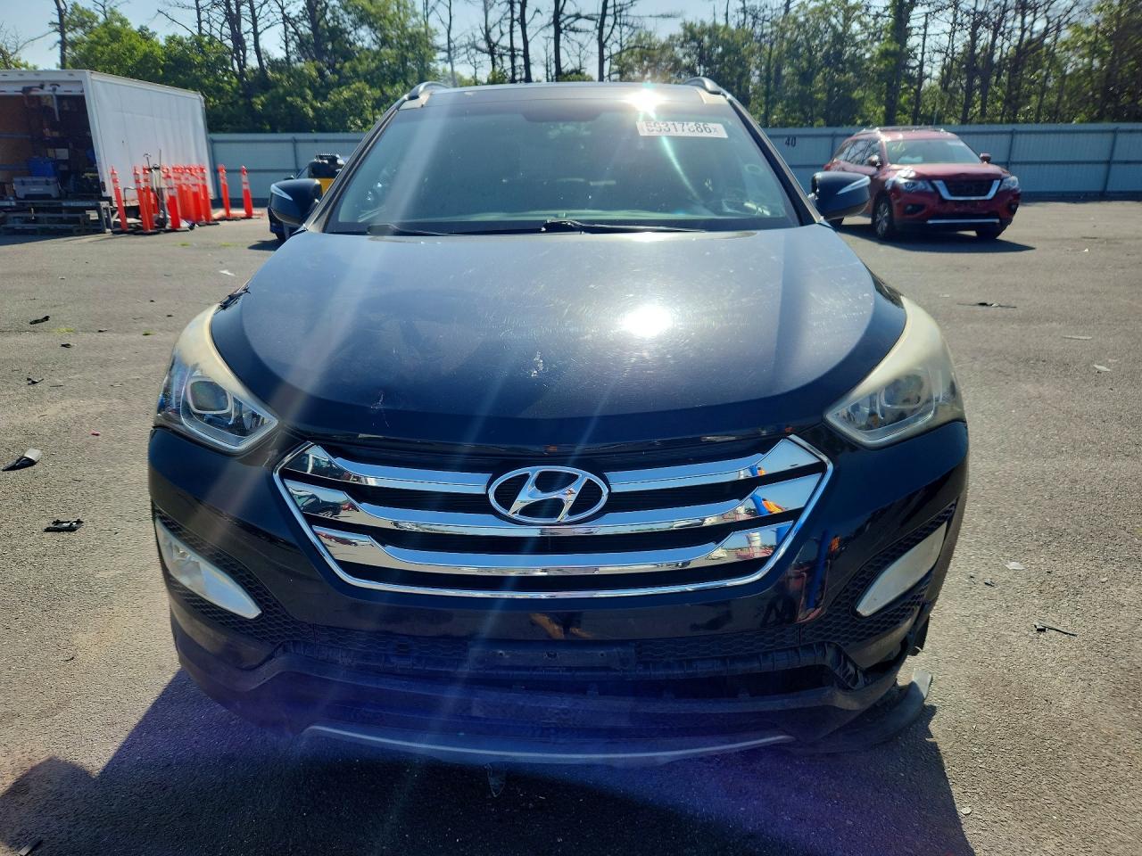 2014 Hyundai Santa Fe Sport 2.4l Black vin: 5XYZU3LB0EG137337