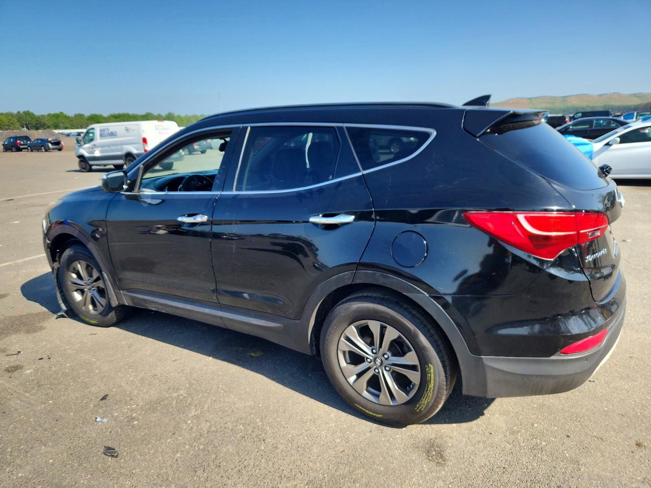 2014 Hyundai Santa Fe Sport 2.4l Black vin: 5XYZU3LB0EG137337