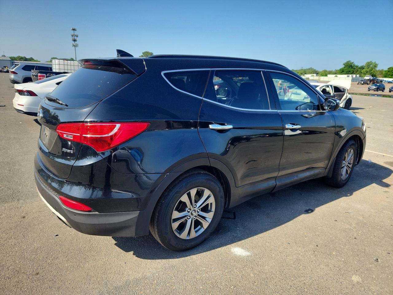 2014 Hyundai Santa Fe Sport 2.4l Black vin: 5XYZU3LB0EG137337
