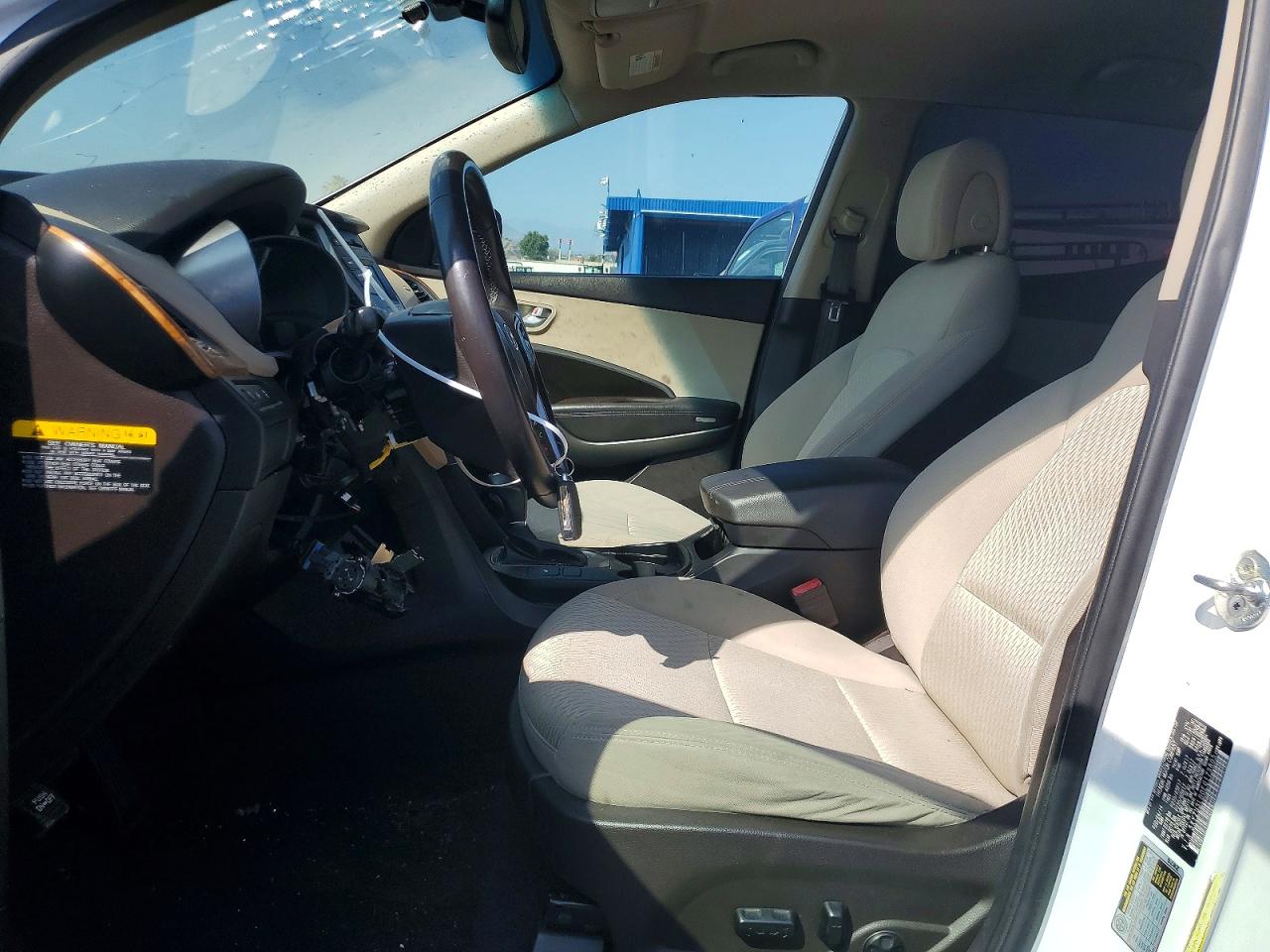 2014 Hyundai Santa Fe Sport 2.4l White vin: 5XYZU3LB0EG173805