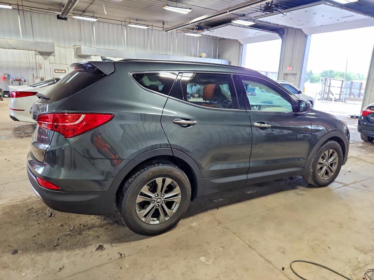 2014 Hyundai Santa Fe Sport 2.4l Gray vin: 5XYZU3LB0EG193407
