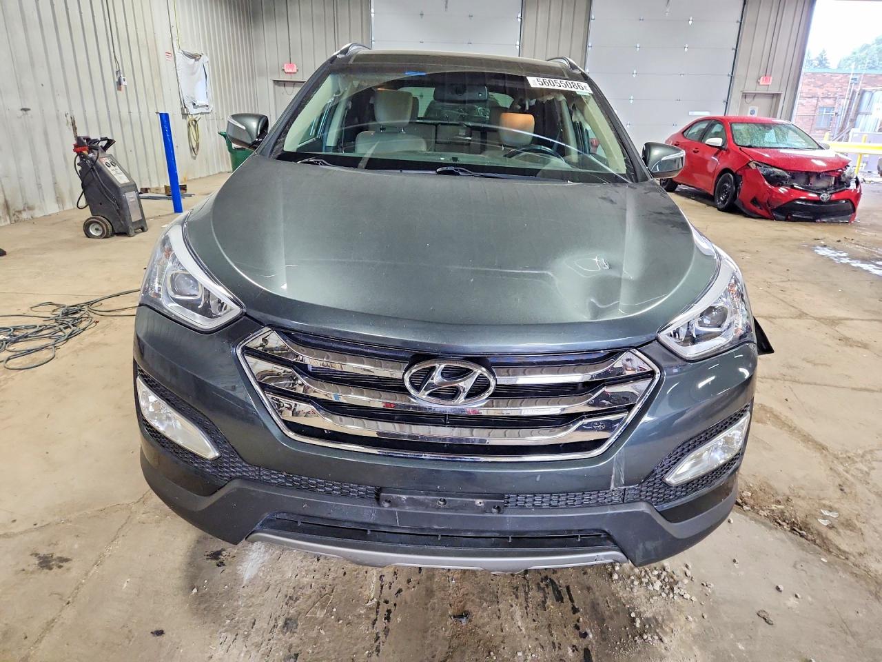2014 Hyundai Santa Fe Sport 2.4l Gray vin: 5XYZU3LB0EG193407