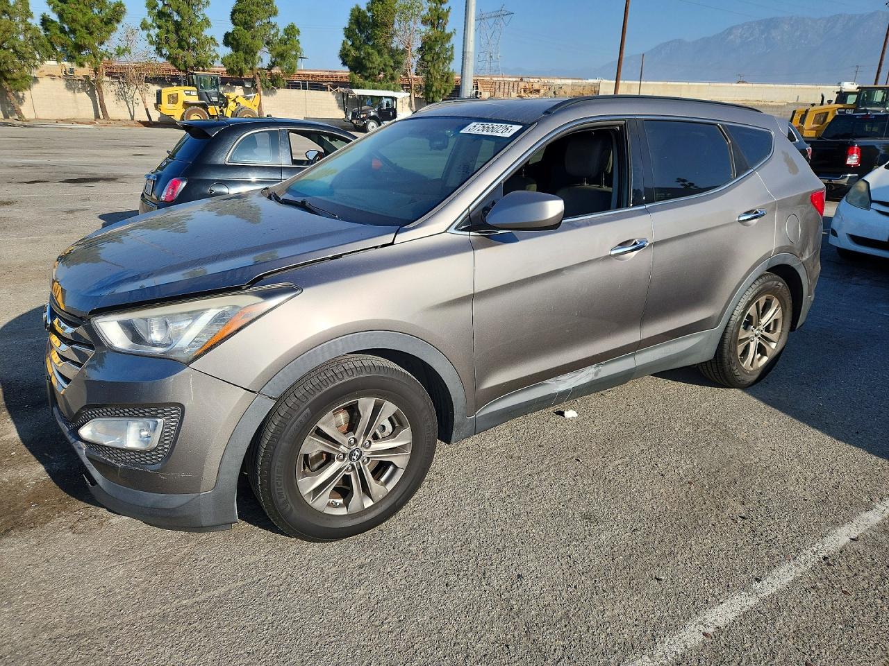 2014 Hyundai Santa Fe Sport 2.4l Gray vin: 5XYZU3LB0EG210397