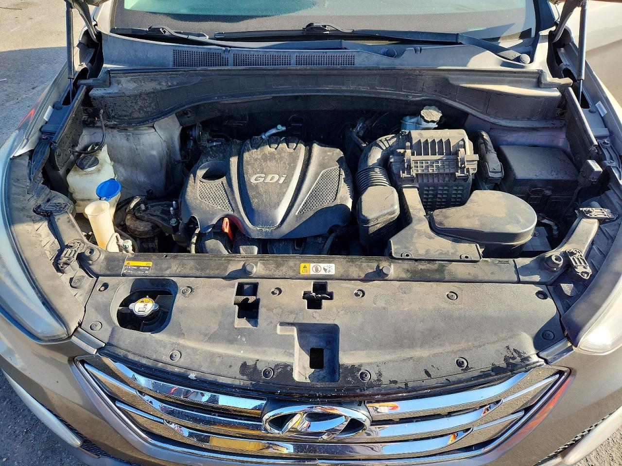 2014 Hyundai Santa Fe Sport 2.4l Gray vin: 5XYZU3LB0EG210397