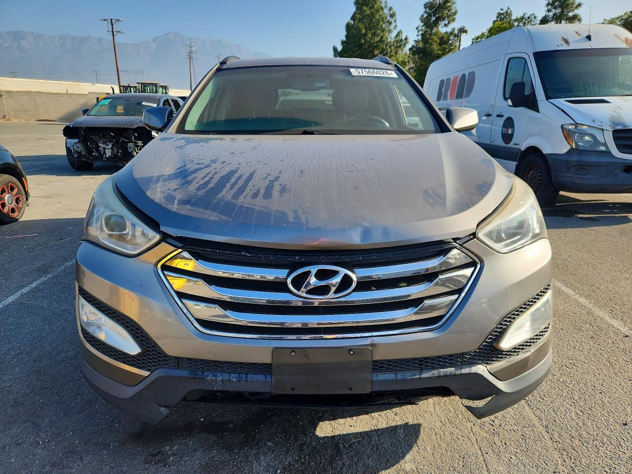 2014 Hyundai Santa Fe Sport 2.4l Gray vin: 5XYZU3LB0EG210397