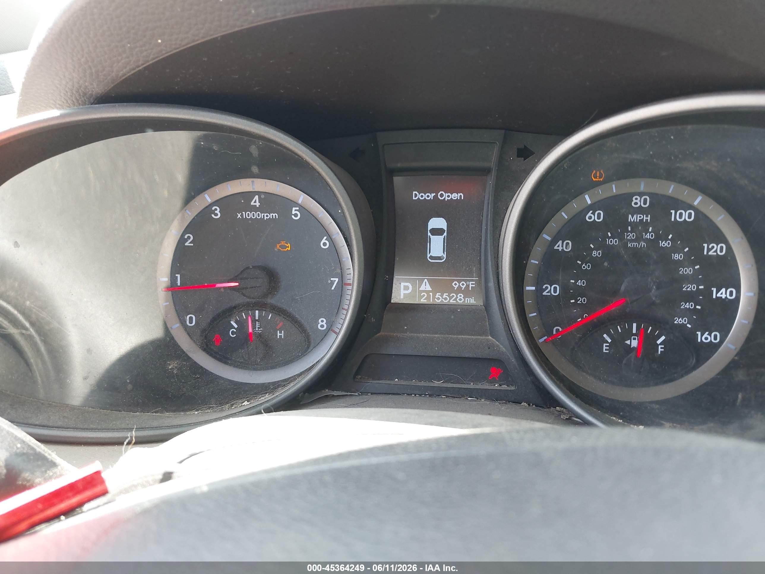 2015 Hyundai Santa Fe Sport 2.4l Orange vin: 5XYZU3LB0FG242347