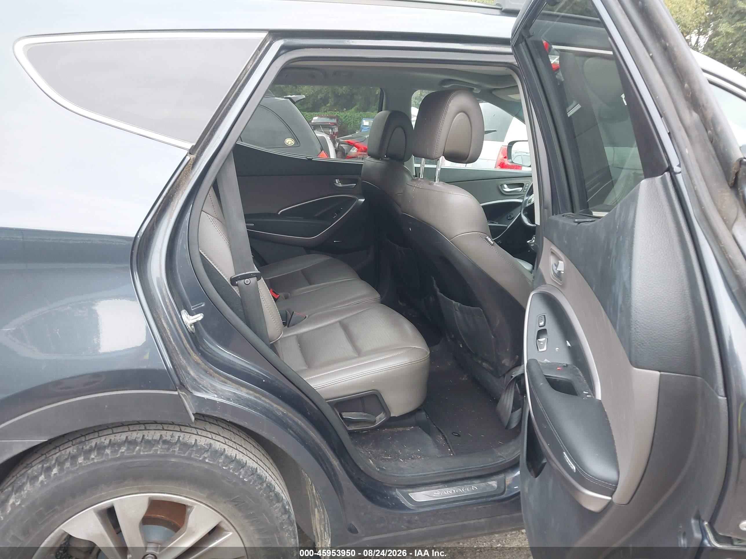 2015 Hyundai Santa Fe Sport 2.4l Blue vin: 5XYZU3LB0FG282511
