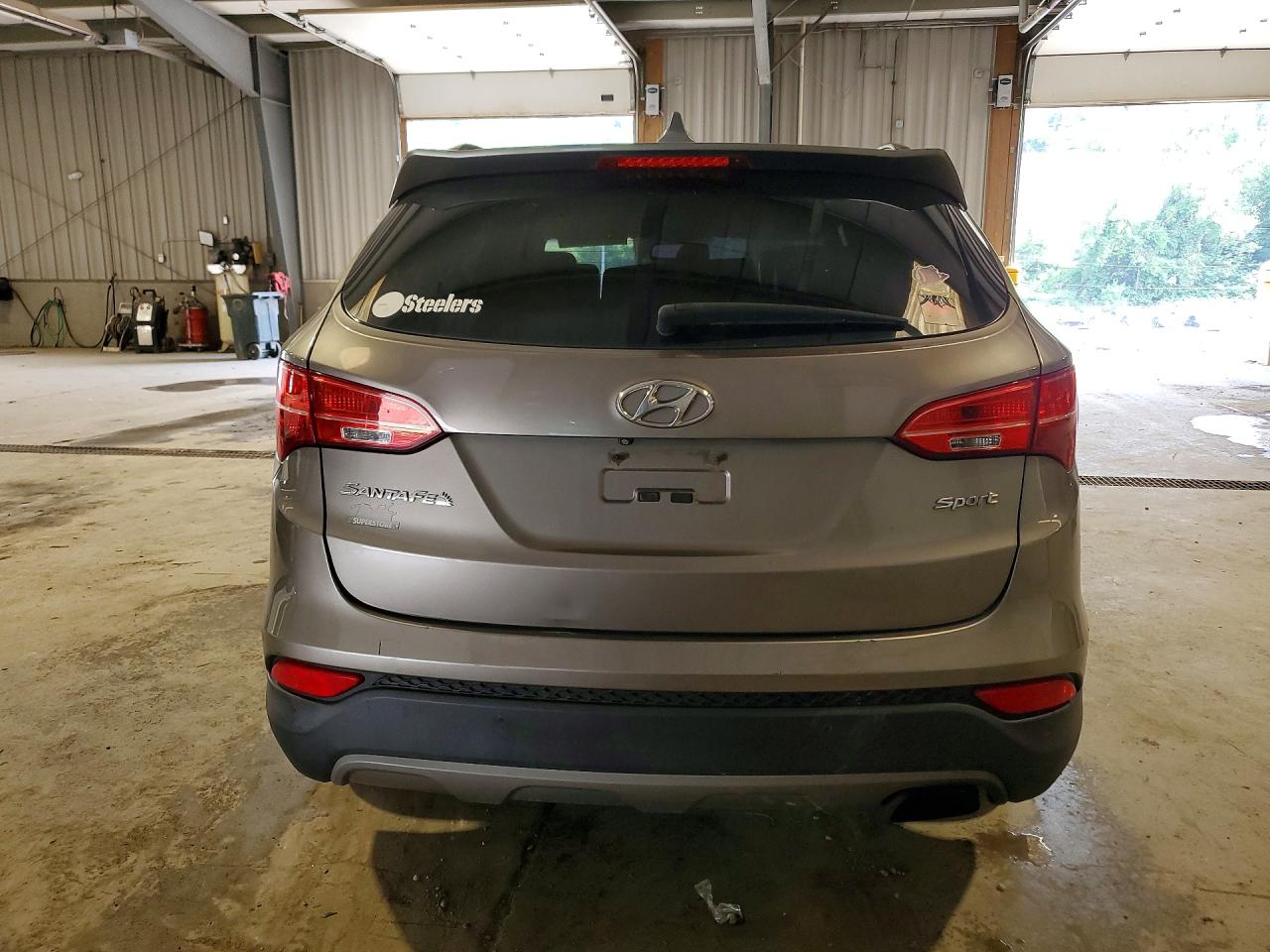 2015 Hyundai Santa Fe Sport 2.4l Silver vin: 5XYZU3LB0FG285263